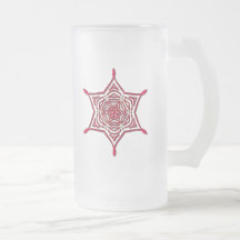 PINK SNOWFLAKE MUG