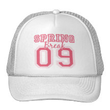 Pink Spring Break 09 Hat
