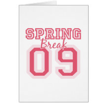 Pink Spring Break 09 Notecard