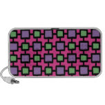 Pink Squares NEW Portable OrigAudio Doodle Speaker