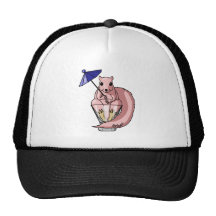 Pink Squirrel Hat