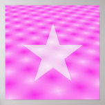 Pink Star Poster