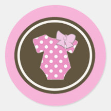 Pink Stickers - Perfect for gender reveals