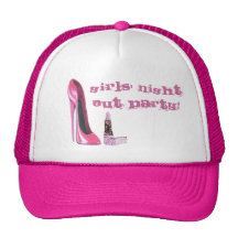 Pink Stiletto and Lipstick Girls' Night Out Party  Trucker Hats