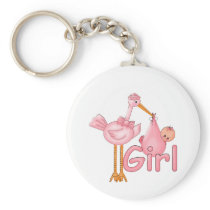 Pink Stork Baby Girl