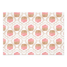 Pink Strawberry Champagne Cupcakes Invitation