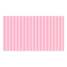 Pink Stripes Business Card Template