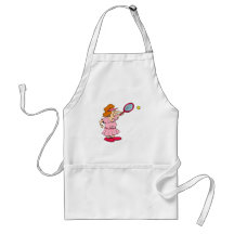 Pink tennis Lady Apron