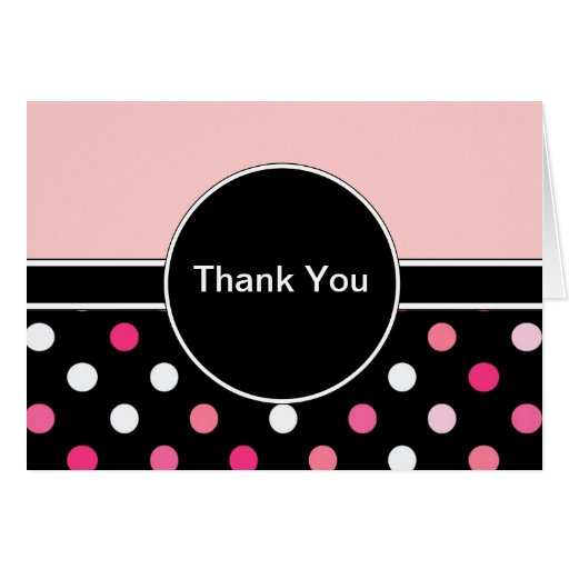 Pink Thank You Cards