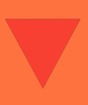PINK TRIANGLE TEE SHIRT