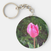 Pink Tulip Flower Staten Island NY CricketDiane Key Chains