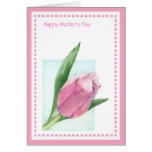 Pink Tulip Mother's Day Card
