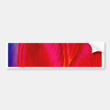 Pink Tulips Flowers Painting Art - Multi Bumper Sticker