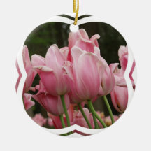 Pink Tulips Ornament