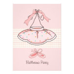 Pink Tutu Birthday Party Invitation