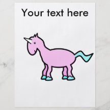 Pink unicorn flyer