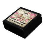 Pink Vintage Love Birds Cherry Blossom Trinket Boxes