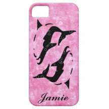 PINK water DOLPHIN  iphone covers iPhone 5 Case