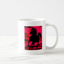 Pink Wild Mustang Mug