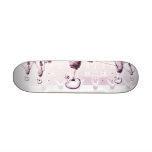 Pink X-Ray Skeletons Afternoon Stroll Custom Skate Board