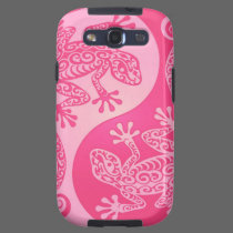 Pink Yin Yang Geckos casemate cases