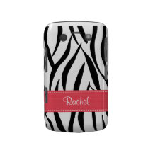 Pink Zebra Blackberry Bold Case Cover