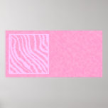 Pink Zebra Print, Animal Pattern.