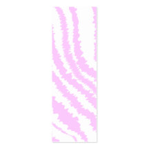 Pink Zebra Print, Animal Pattern. Business Cards