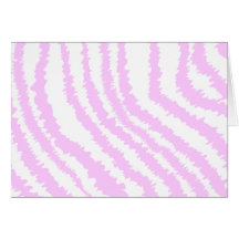 Pink Zebra Print, Animal Pattern. Cards