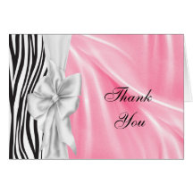 Pink Zebra Thank You Cards