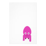 pink zombie walking dead custom stationery