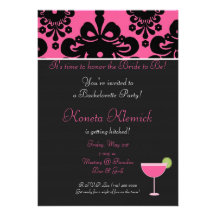 pinkblack copy, margarita, It's time to honour t.. Invitation