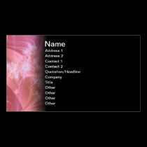 Pinkee Fractal Artwork business cards