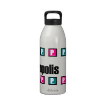 Pinkopolis Physical featuring Monki-aki Water Bottles
