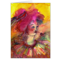 PINKY CLOWN GREETING CARD