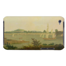 Pinnace Sailing Down the Ganges past Monghyr Fort, iPod Touch Cases