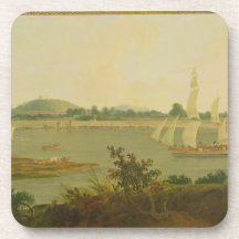 Pinnace Sailing Down the Ganges past Monghyr Fort, Coaster