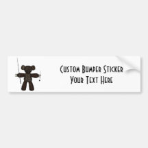 Pins & Needles 3D Bear Bumper Stickers