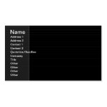 Pinstripe Business Card