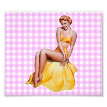 Pinup Girl Photo Print