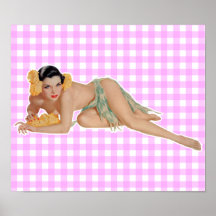 Pinup Girl Print