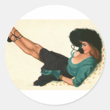 PinUpz 15 Round Sticker