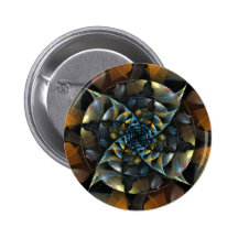 Pinwheel Abstract Art Button (round)