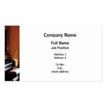 Pipe Organ in Living Room Business Card Templates