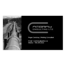 Pipeline Welder Business Card