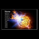 Pipsqueak Star Unleashes Monster Flare business cards