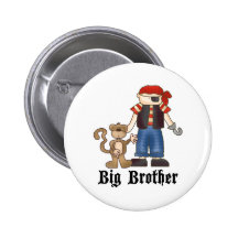 Pirate Big Brother Buttons