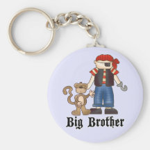 Pirate Big Brother Keychain