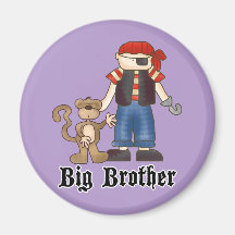 Pirate Big Brother Magnet