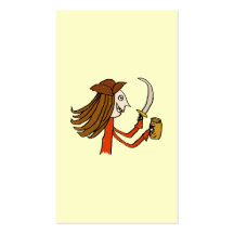 Pirate Cartoon. Business Card